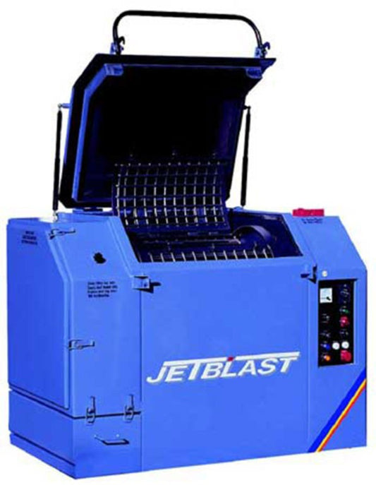 Dry blasting cleaning machines