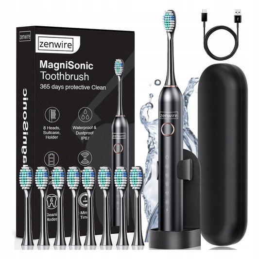 Sonic Toothbrush Electric Magnetic Tooth Kids for Adults Zenwire 506
