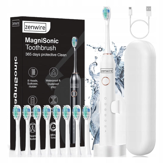 Sonic Toothbrush Magnetic Electric Tooth for Adults Kids Zenwire 506