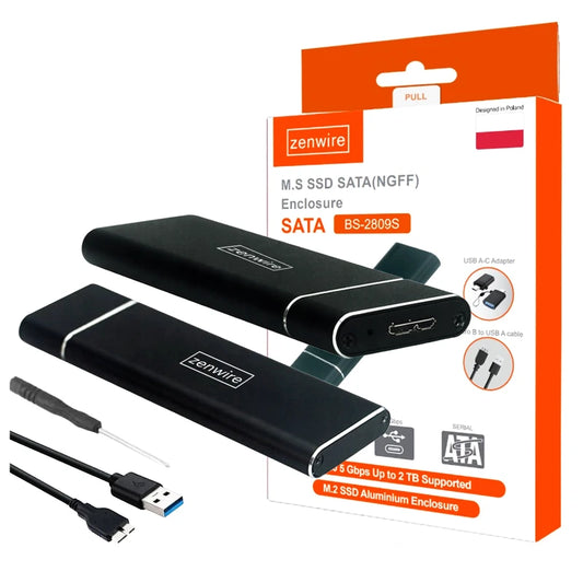Adapter dysku SSD m.2 USB 3.0 NGFF Enclosure m2 SATA Zenwire BS-2809S