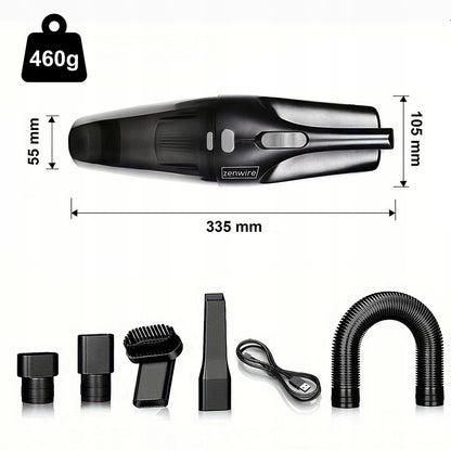 Mini handheld Wireless Car Handheld Vacuum with high-capacity battery in port USB-C