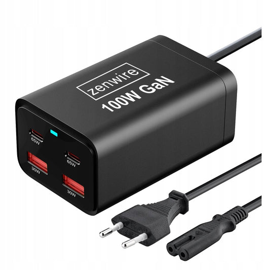 Napajalnik GAN 100W EU PLUG 2x C YMS-608