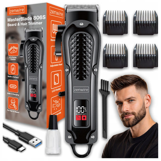 Trimmer Trimmer Shaver Hair Clipper Shaving Hair Beard Wireless Zenwire 806S