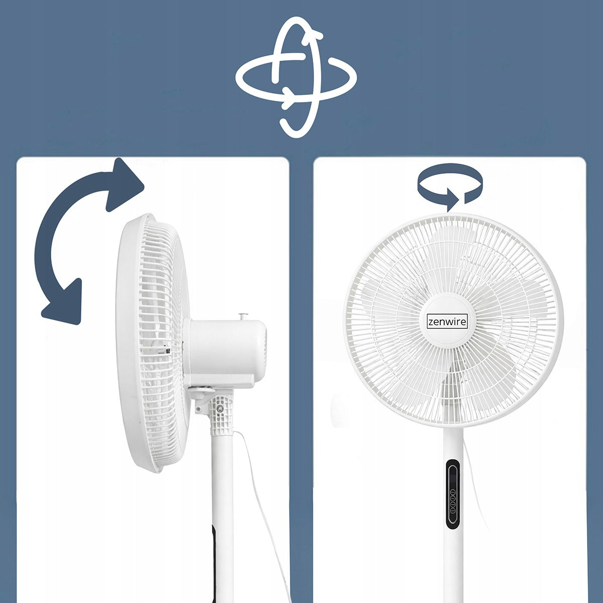Fan Fan Standing Standing Standing Domowy POKOJOWY Remote Control TIMER Zenwire STL189