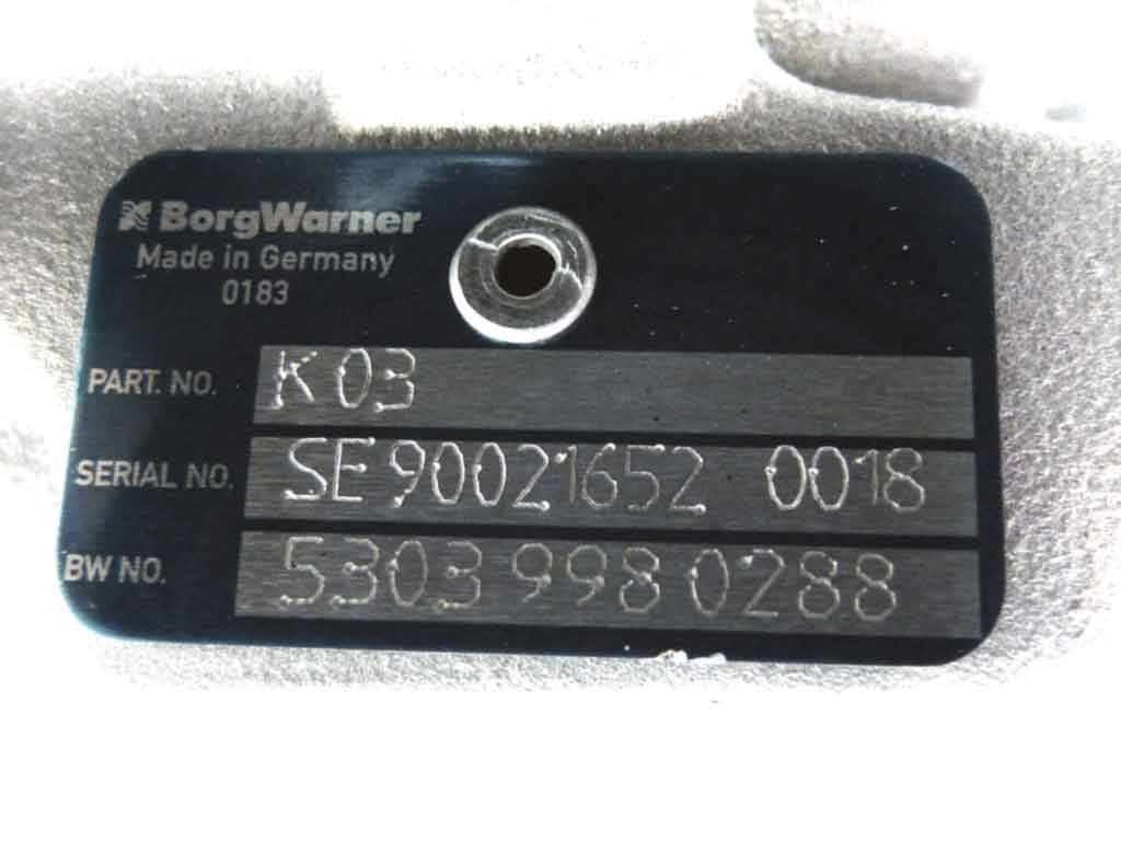 Turbo 53039700288 53039980288
