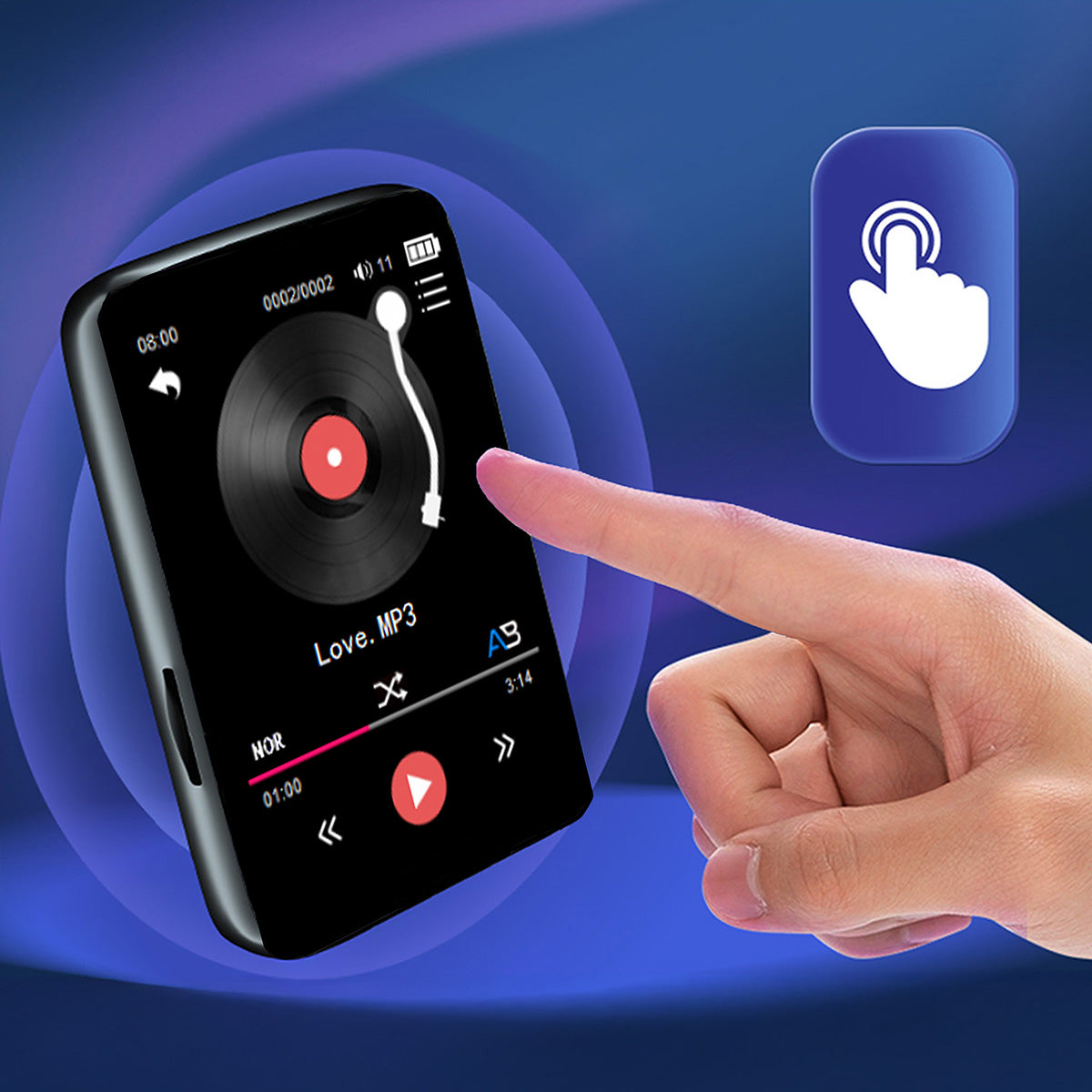 Odtwarzacz Portable MP3 MP4 Bluetooth FM Radio Voice Recorder SD Headphones 36GB Zenwire P1