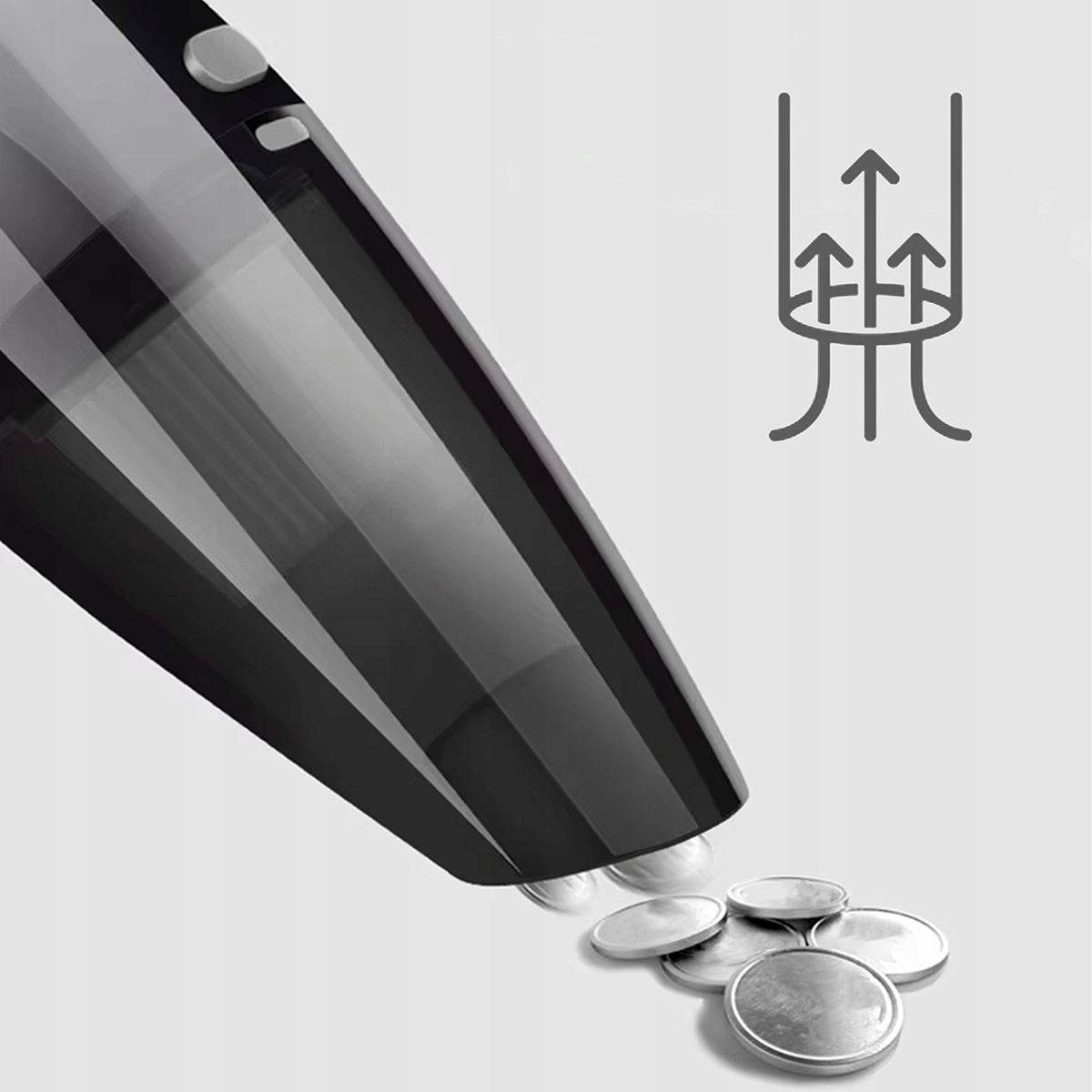 Mini handheld Wireless Car Handheld Vacuum with high-capacity battery in port USB-C