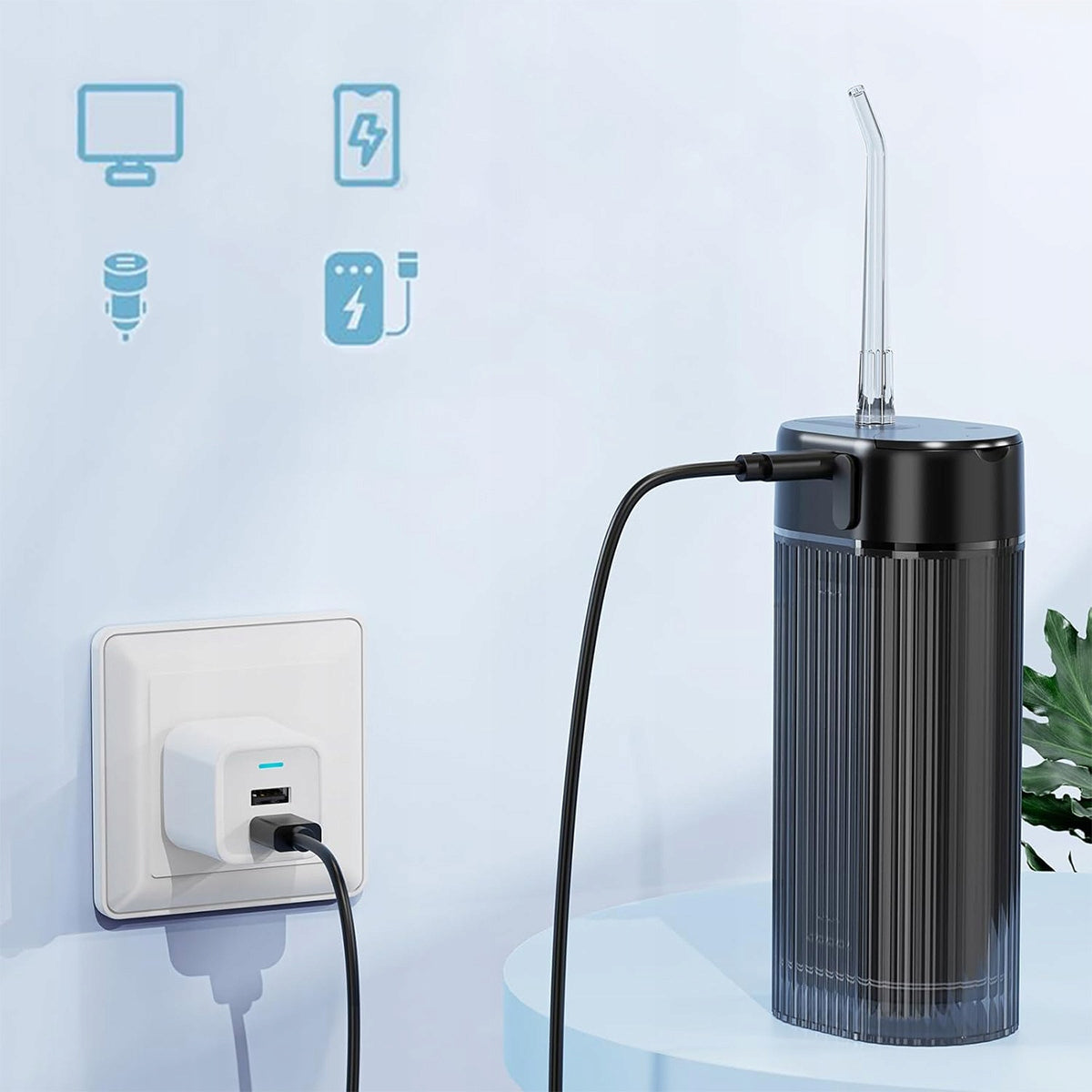 Water Flosser Portable Bezprzewodowy Dental Tooth Oral Podróżny Zenwire WF309