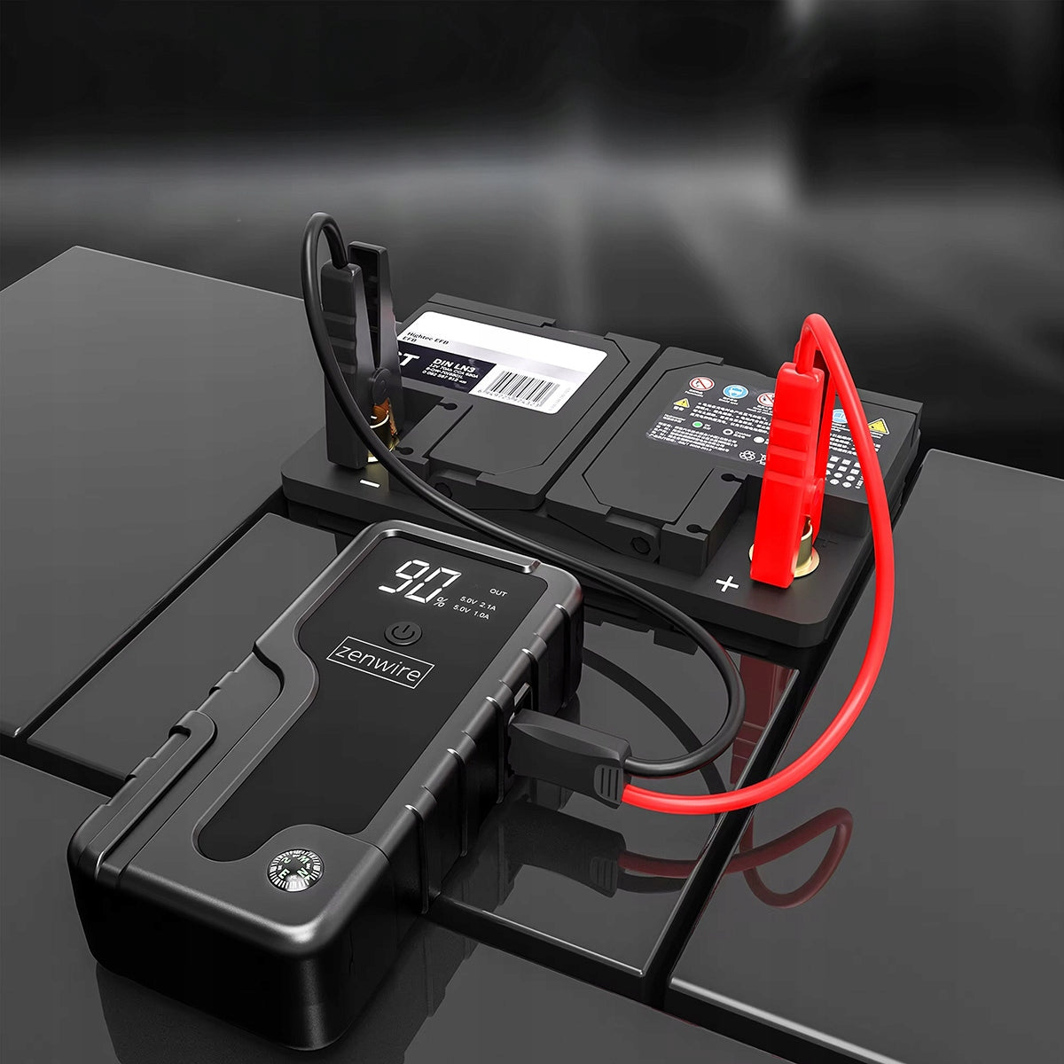 Jump Starter Jump Starter Booster 6400 mAh Powerbank Car Zenwire CY16
