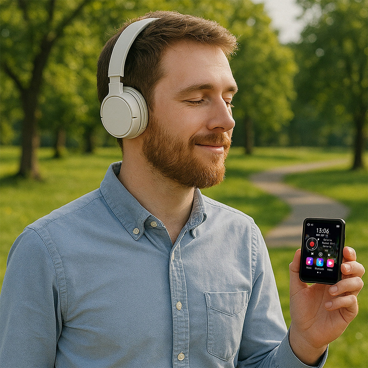 Odtwarzacz Portable MP3 MP4 Bluetooth FM Radio Voice Recorder SD Headphones 36GB Zenwire P1