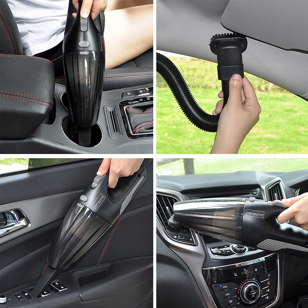 Mini handheld Wireless Car Handheld Vacuum with high-capacity battery in port USB-C