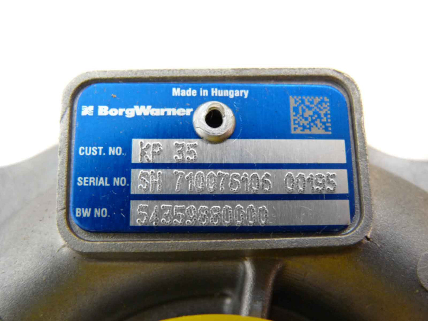 Turbo 54359700000 54359880000