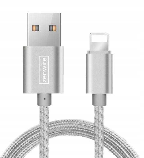 Cable Charger USB LIGHTNING iPad iPhone Quick Charge 3.0 1,5m Zenwire l150