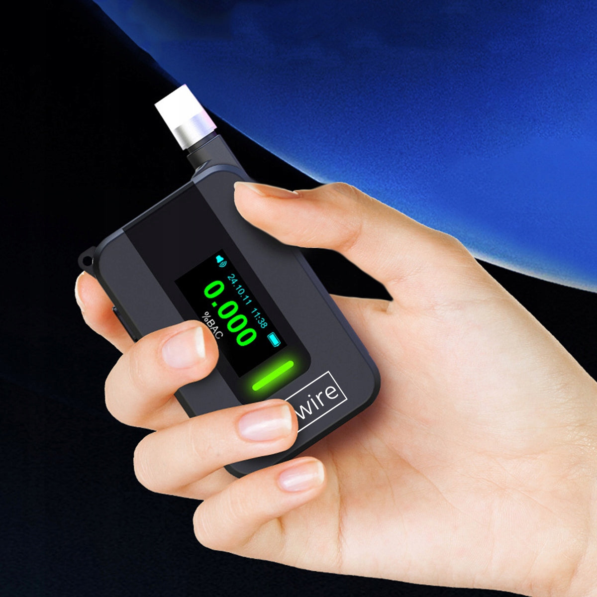 Policijski Breathalyzer AI Breathless Professional 6x mouthpieces