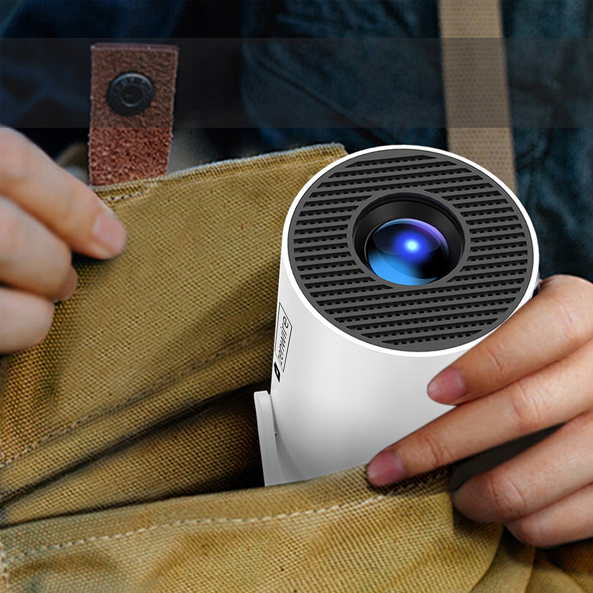 Zenwire K400 Portable Mini Android WiFi Projector Full HD Bluetooth Projector with battery
