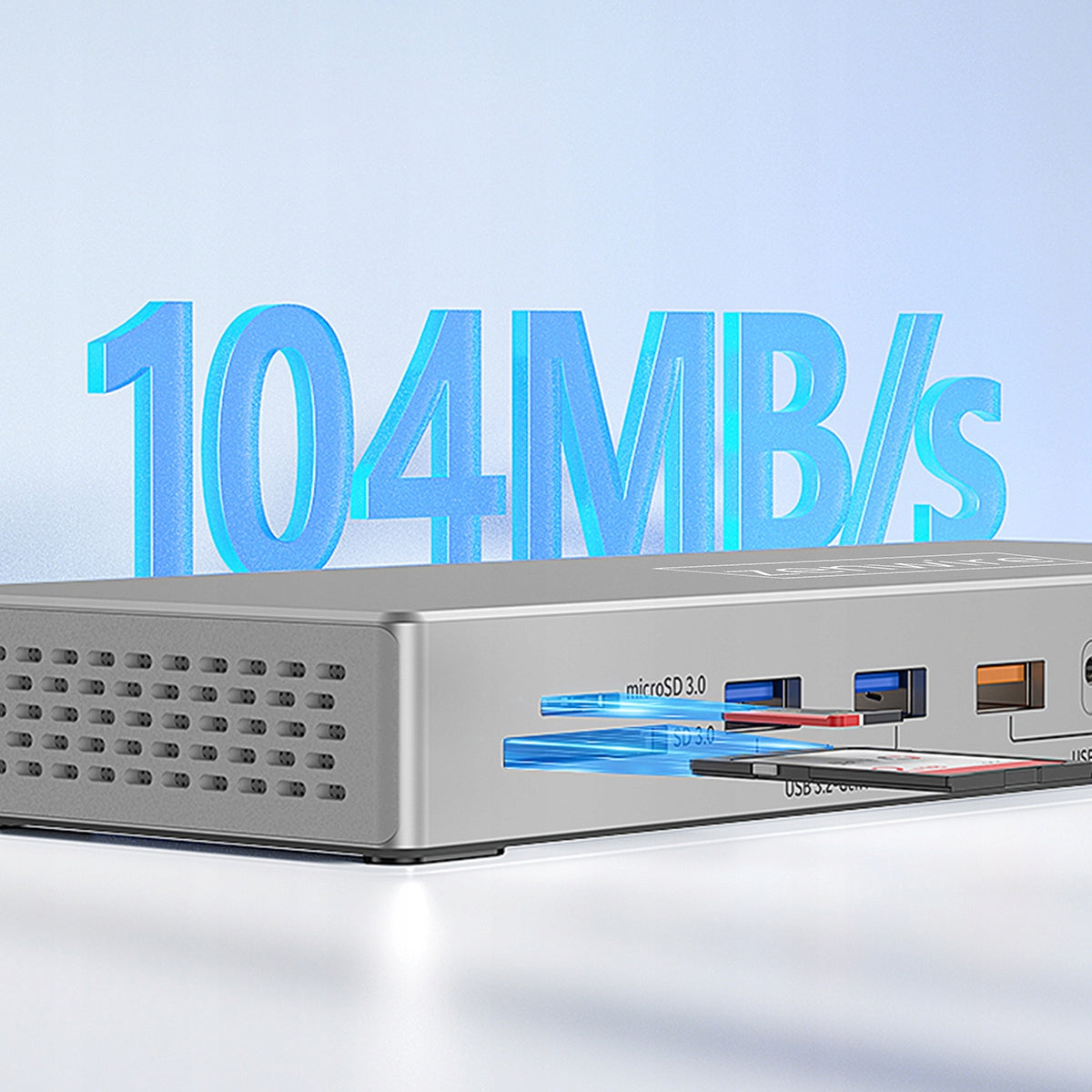 Docking Station Hub USB-C 16w1 2x HDMI 4K 60Hz Display Port 1.4 USB SD Jack Zenwire BS-HD1601