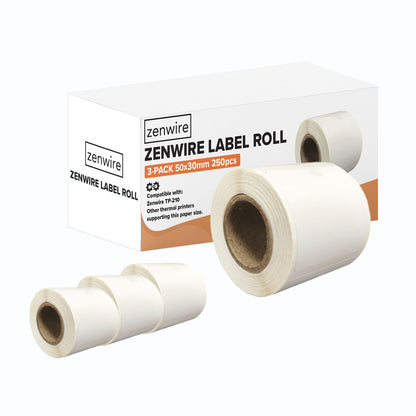 Roll 3pak for Labels TP-210 RL-50*30*250T