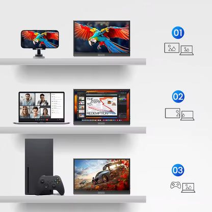 M9P USB-C Full HD 1920x1080 IPS HDR HDMI Portable monitor for Portable for Computer 15,6 palca