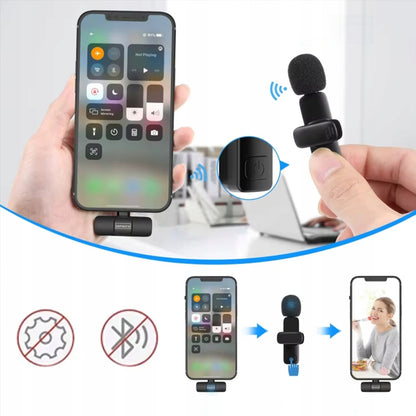 Mini Microphone Lavalier Bezprzewodowy Condenser Phone for Computer USB-C Zenwire TrueTone K1