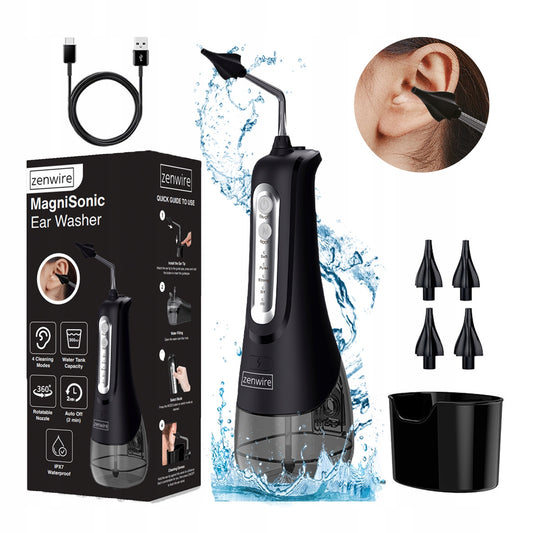 Bezprzewodowy Water Flosser Urządzenie for Czyszczenia Płukania Uszu Earwax Zenwire E5