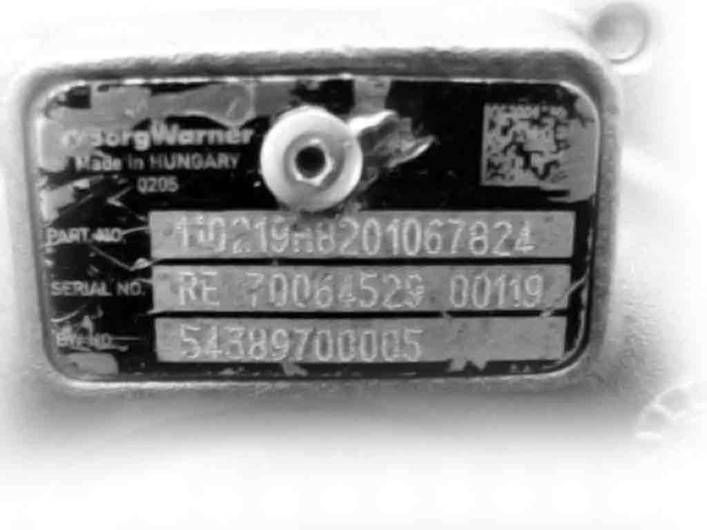 Turbo 54389700005 (R)