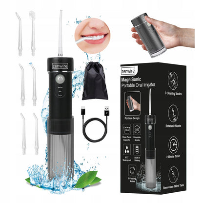 Water Flosser Portable Bezprzewodowy Dental Tooth Oral Podróżny Zenwire WF309