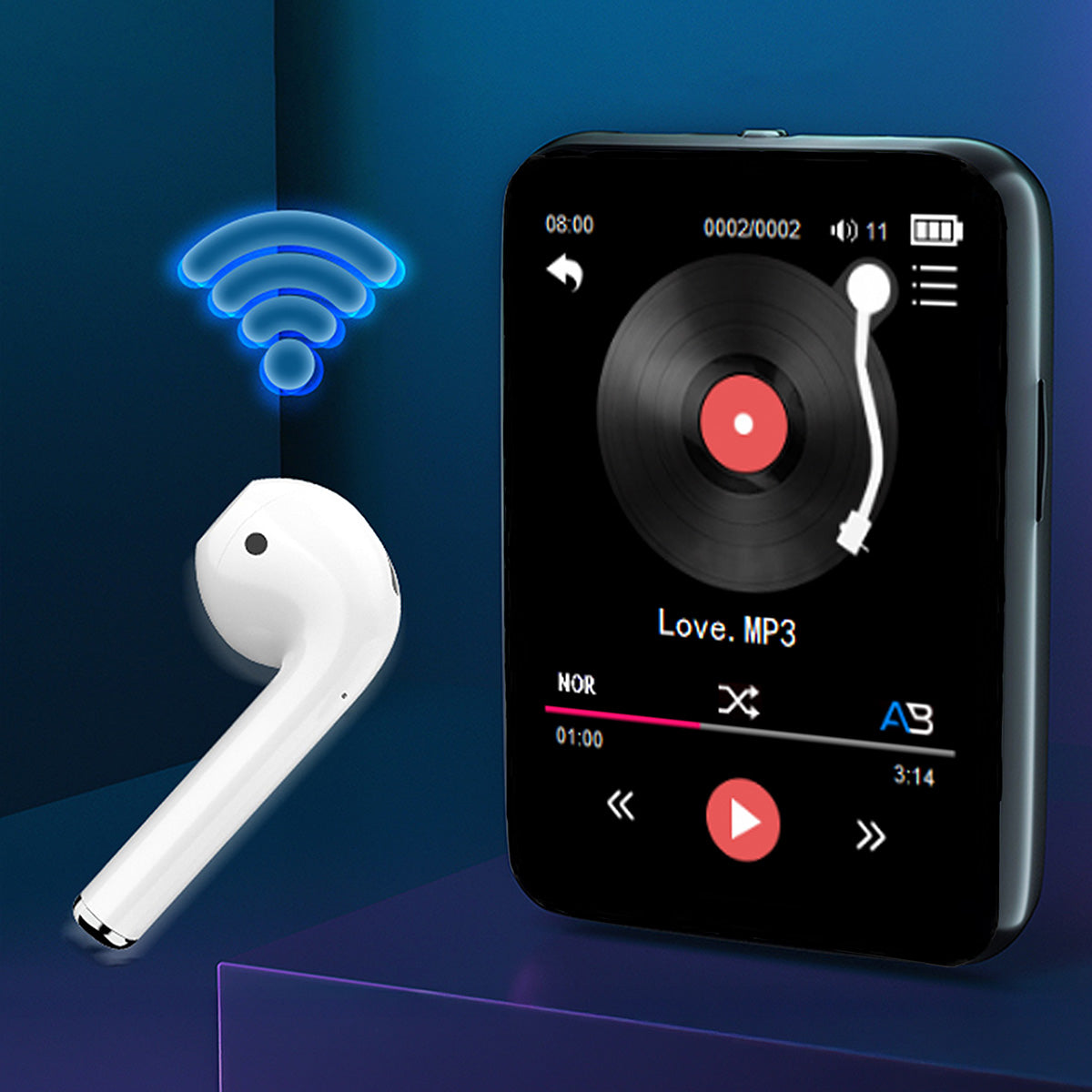 Odtwarzacz Portable MP3 MP4 Bluetooth FM Radio Voice Recorder SD Headphones 36GB Zenwire P1