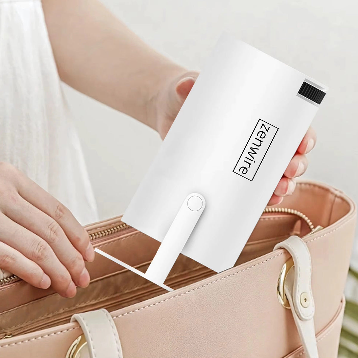 Portable Mini Projector ANDROID 13 WiFi Projector OBROTOWY FULL HD 4K Bluetooth Autokeystone 4D Zenwire R1 360