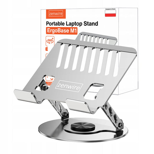 Stand Podkładka pod Laptopa Tablet Adjustable Cooling Rotating 15 17 Zenwire ErgoBase M1