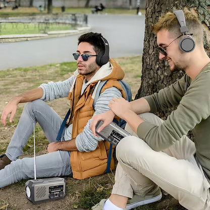 Mini Radio Przenośne Solar Awaryjne Budowlane na Korbkę Baterie Powerbank Zenwire Vibe Y2