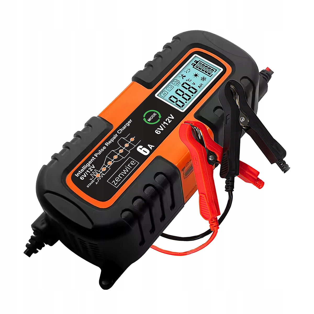 Charger Battery Charger Battery Car with Repair Mode AGM 6V 12V Zenwire JMD-6S