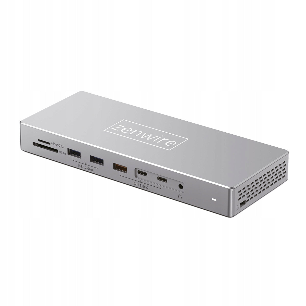 Docking Station Hub USB-C 16w1 2x HDMI 4K 60Hz Display Port 1.4 USB SD Jack Zenwire BS-HD1601