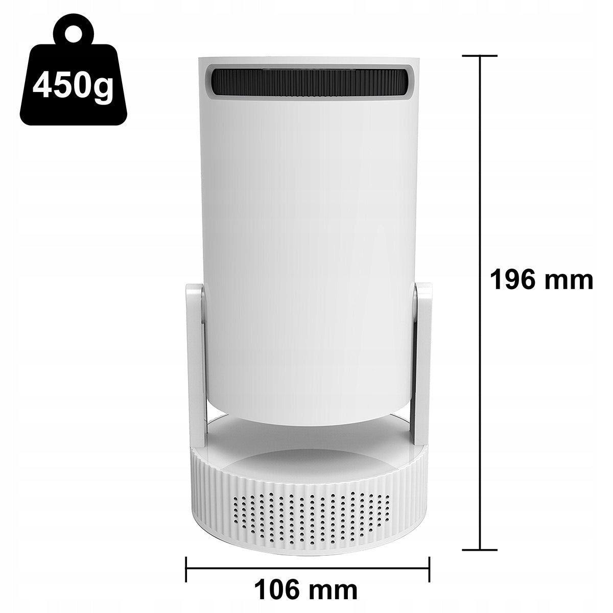 Zenwire K400 Portable Mini Android WiFi Projector Full HD Bluetooth Projector with battery