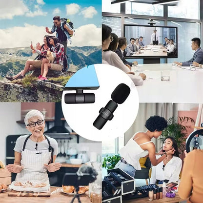 Mini Microphone Lavalier Bezprzewodowy Condenser Phone for Computer USB-C Zenwire TrueTone K1