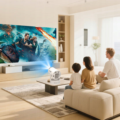Zenwire K400 Portable Mini Android WiFi Projector Full HD Bluetooth Projector with battery
