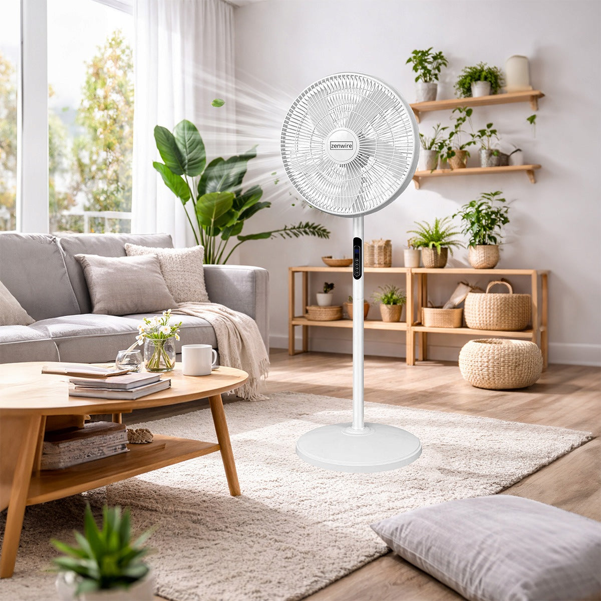 Fan Fan Standing Standing Standing Domowy POKOJOWY Remote Control TIMER Zenwire STL189