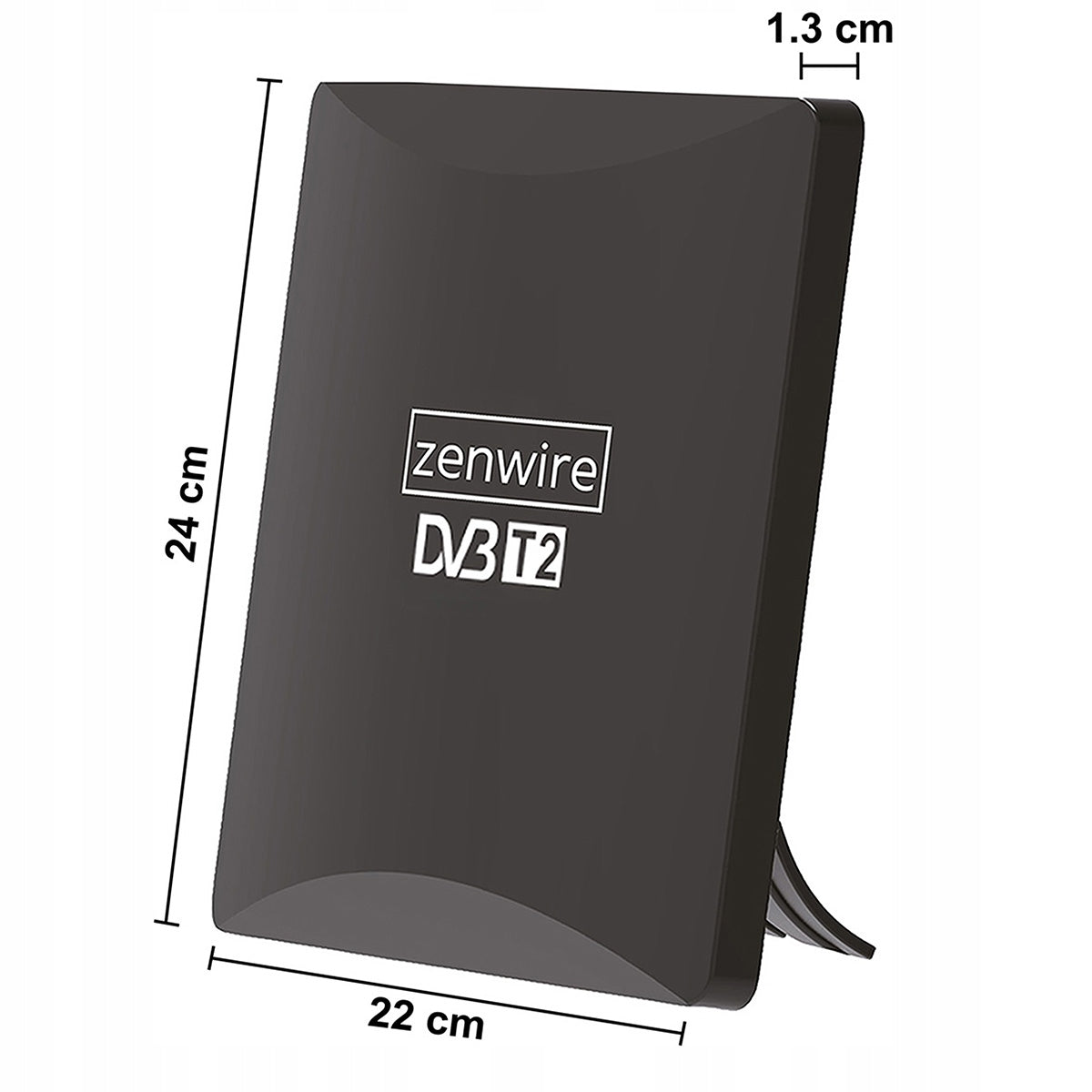 Antenna for Terrestrial TV DVB-T2 HEVC 2w1 External Indoor 4K Zenwire HDAT80
