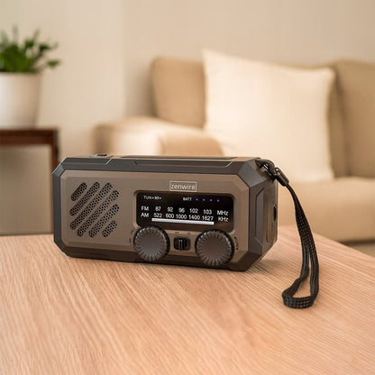 Mini Radio Przenośne Solar Awaryjne Budowlane na Korbkę Baterie Powerbank Zenwire Vibe Y2