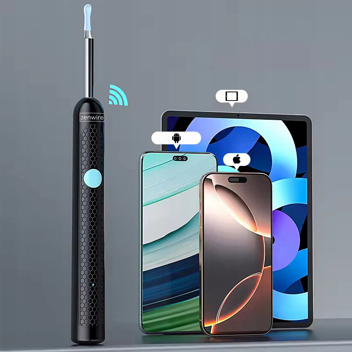 Inspection Endoscope Otoscope Ear Cleaning Device Earwax Camera WiFi SMART Zenwire Y24