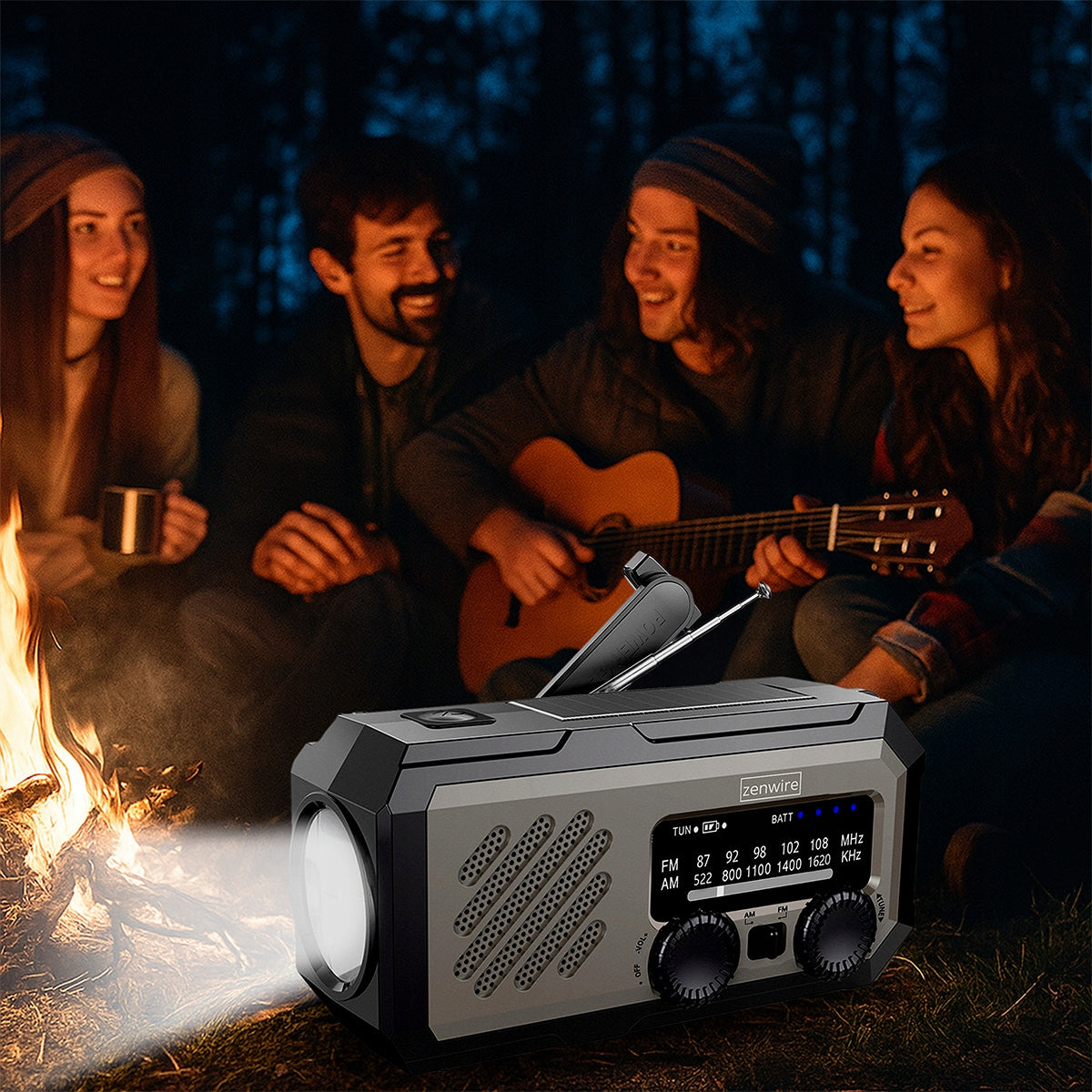 Mini Radio Przenośne Solar Awaryjne Budowlane na Korbkę Baterie Powerbank Zenwire Vibe Y2