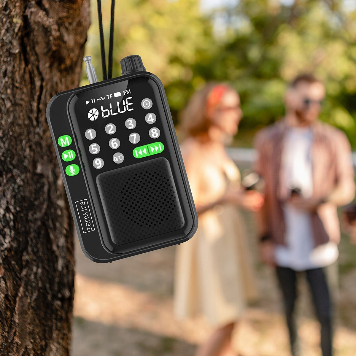 Mini FM Radio Kieszonkowe Bluetooth Przenośne Budowlane Kitchen Battery-Powered Zenwire Y1