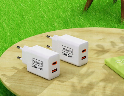 Gan 35W A+C EU PLUG Charger YMS-618