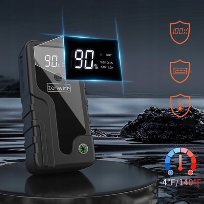 Jump Starter Jump Starter Booster 6400 mAh Powerbank Car Zenwire CY16