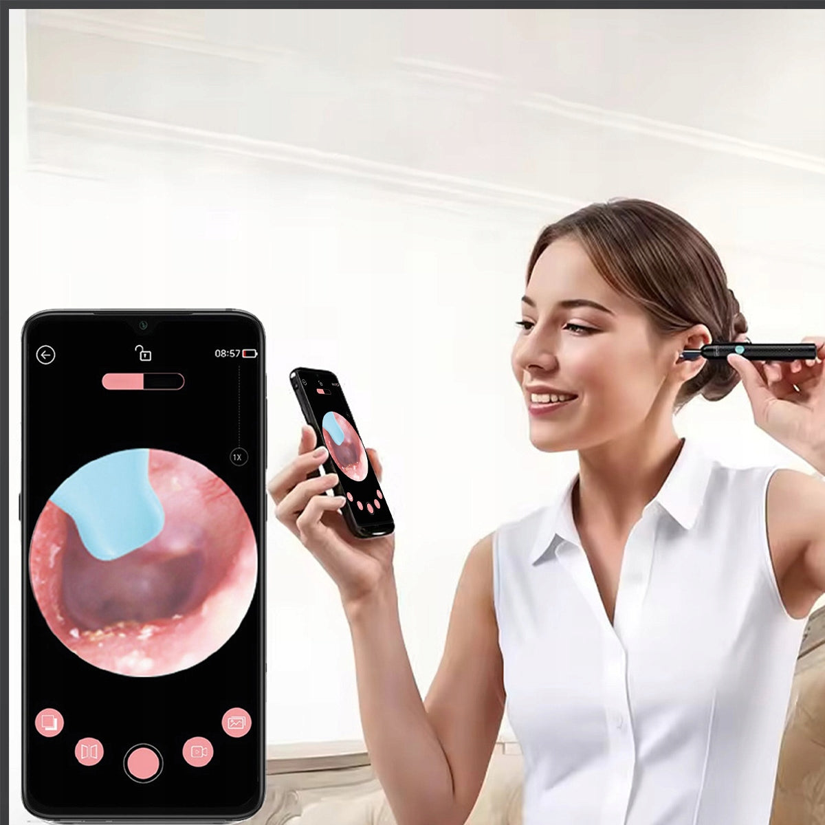 Inspection Endoscope Otoscope Ear Cleaning Device Earwax Camera WiFi SMART Zenwire Y24