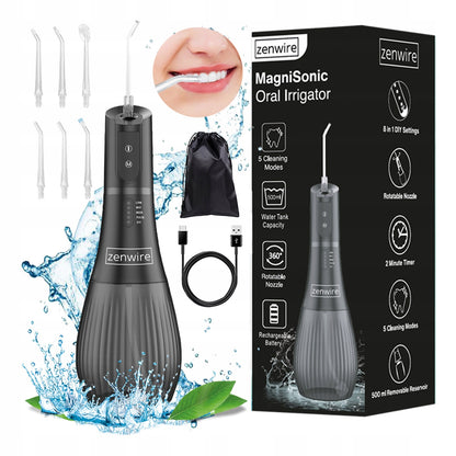 Water Flosser Portable Bezprzewodowy Dental Tooth Oral 500 ml Zenwire WF238