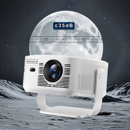 Mini Portable Projector Android 14 WiFi Full HD 4K 8K for Phone Zenwire PrimeView IMC460 Pro