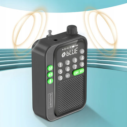Mini FM Radio Kieszonkowe Bluetooth Przenośne Budowlane Kitchen Battery-Powered Zenwire Y1