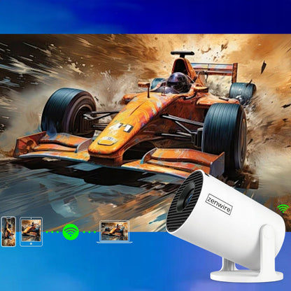 Portable Mini Projector Android TV Wifi 6 Projector 360 Full HD 4K Bluetooth Zenwire HY300 Pro 360