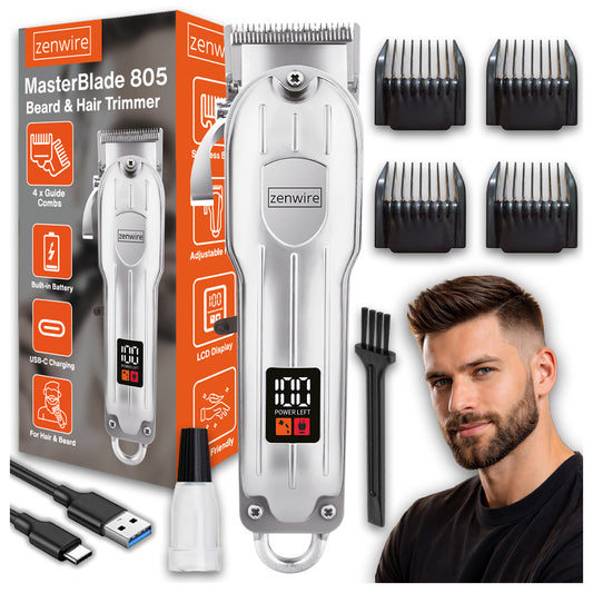 Trimmer Trimmer Shaver Hair Clipper Shaving Hair and Beard Wireless Zenwire 805